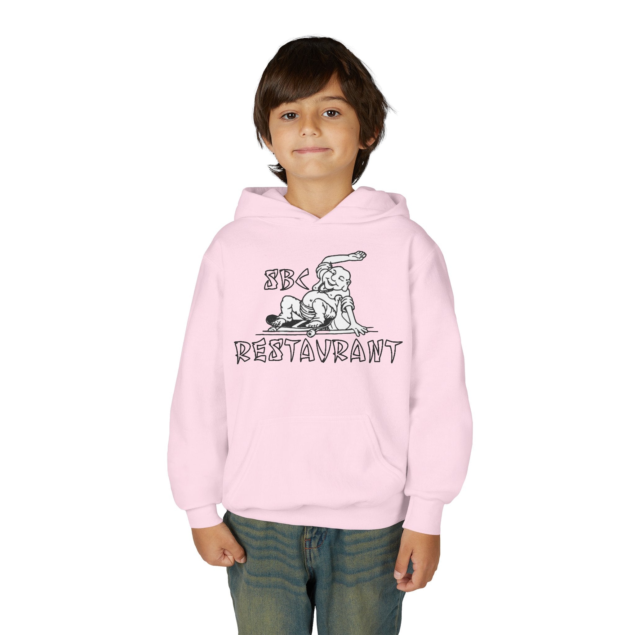 Youth Hoodie – SBC Restaurant Graphic Hoodie with '109 Last Hastings' Back Print