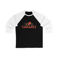 Cabaret Red Heels Baseball Tee — Vintage Theater Raglan Shirt