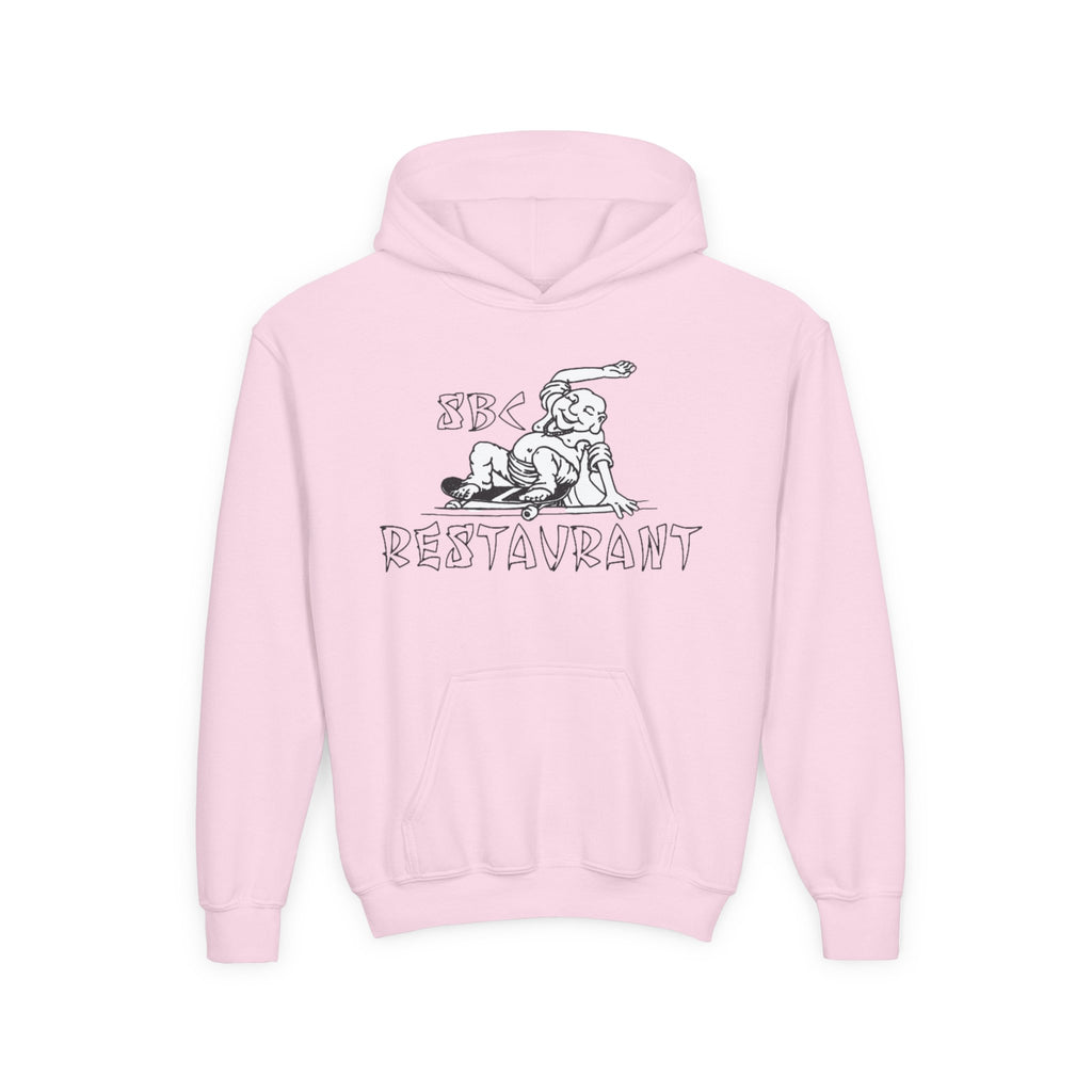 Youth Hoodie – SBC Restaurant Graphic Hoodie with '109 Last Hastings' Back Print
