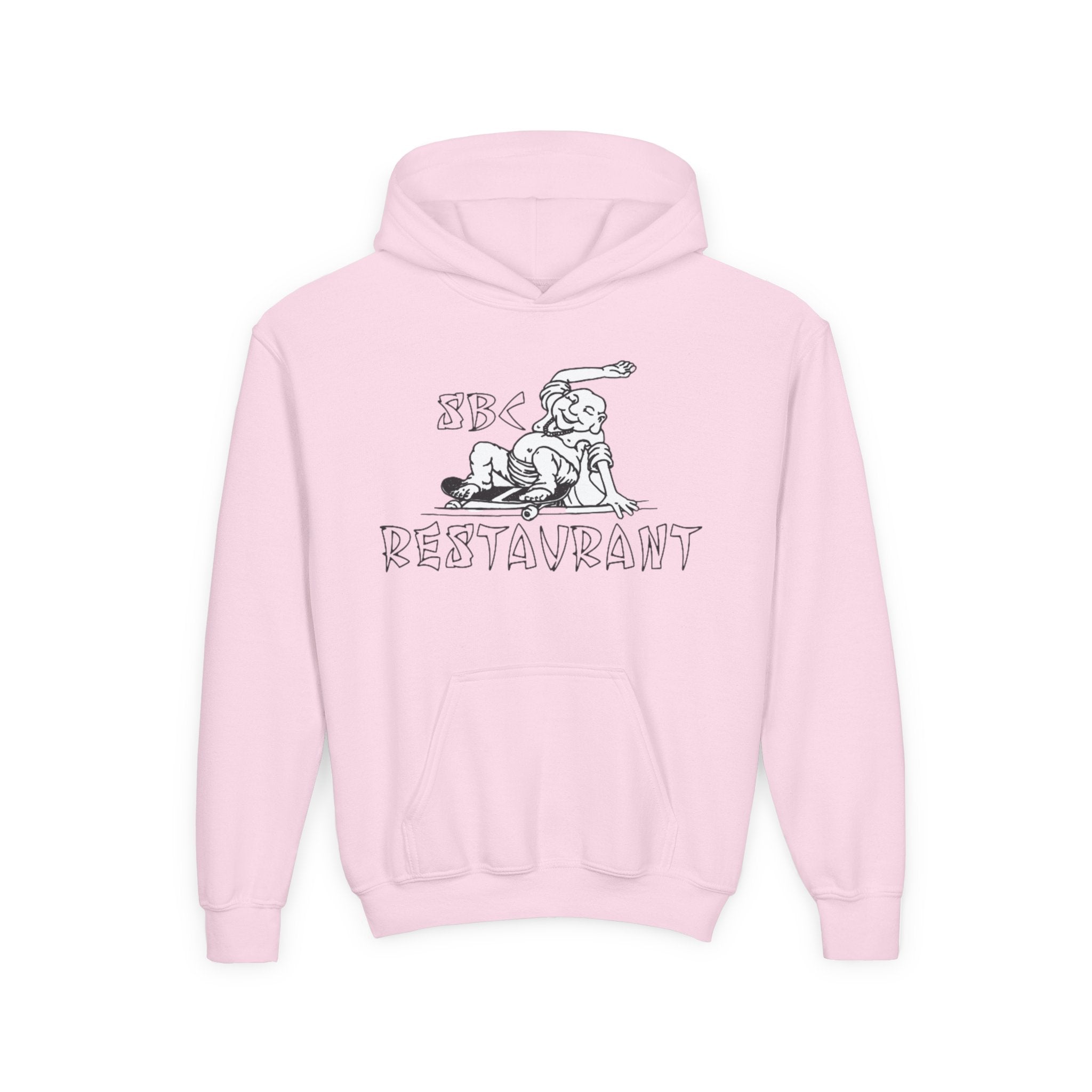 Youth Hoodie – SBC Restaurant Graphic Hoodie with '109 Last Hastings' Back Print