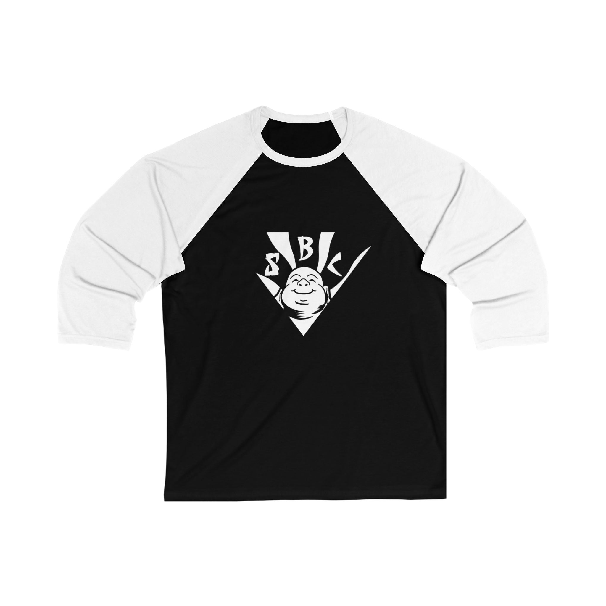 SK8 Logo Baseball Tee — Retro Skateboarding Raglan 3/4 Sleeve Shirt