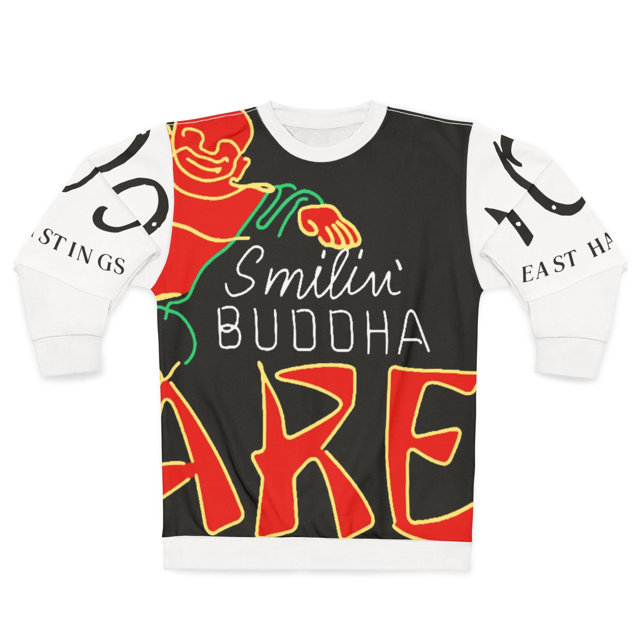 Smilin' Buddha Neon Sign Sweatshirt