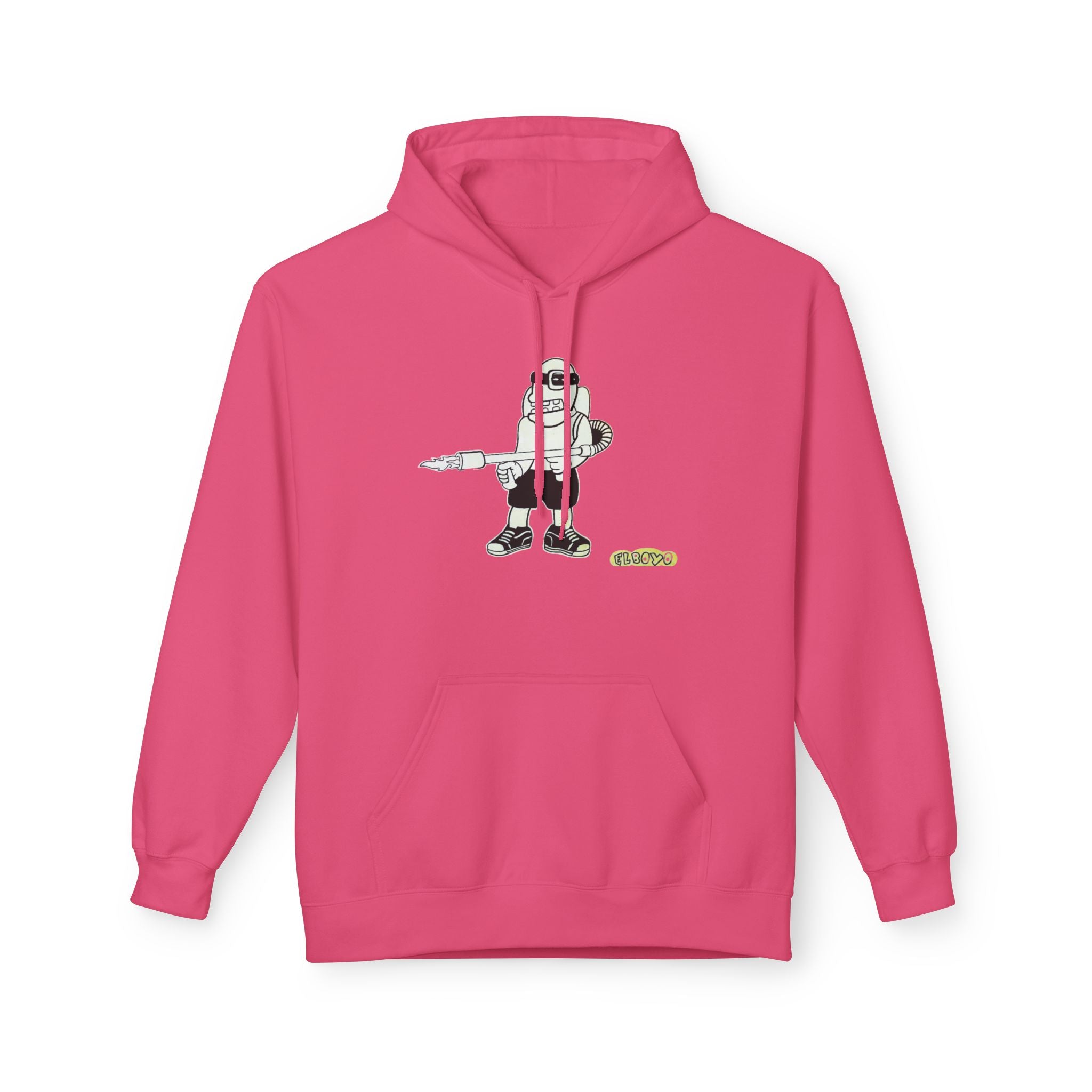 Space Robot Hoodie — Cute Astronaut Character Graphic Pullover