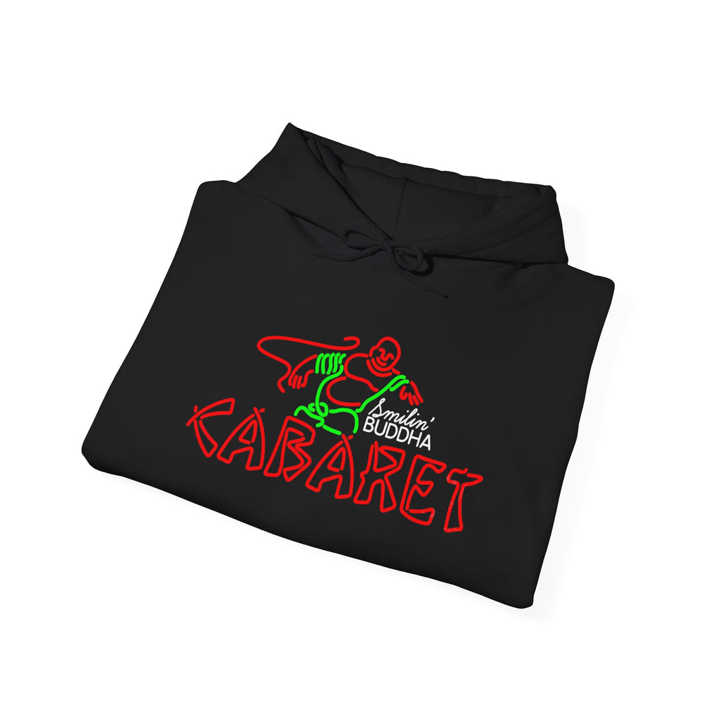 Cabaret Dancer Hoodie - Retro Neon Line Art Musical Theatre Pullover