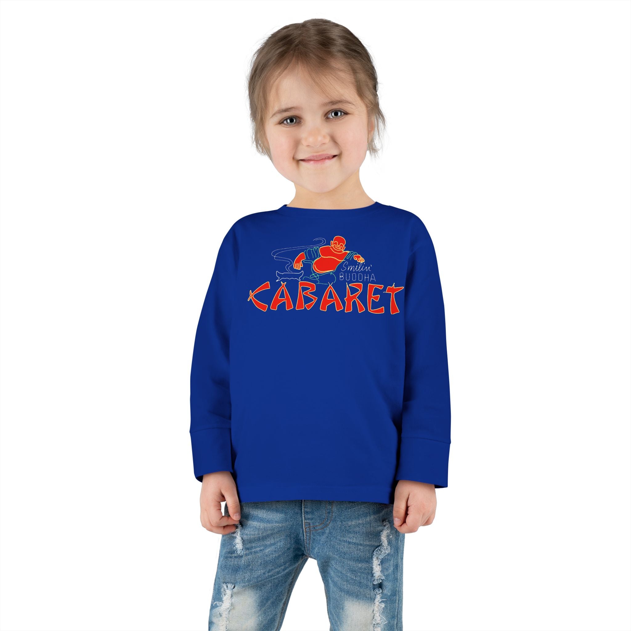 Cabaret Toddler Long Sleeve Tee — Red Hat Graphic