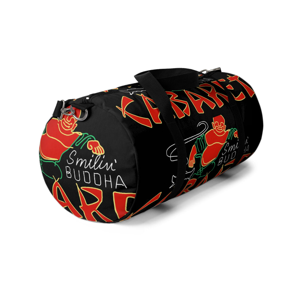 Retro Cabaret Duffel Bag — Neon Smokin' Buddha Travel Gym Bag