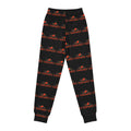 Youth Joggers — Black & Red 'Cabaret' All-Over Print Kids Sweatpants