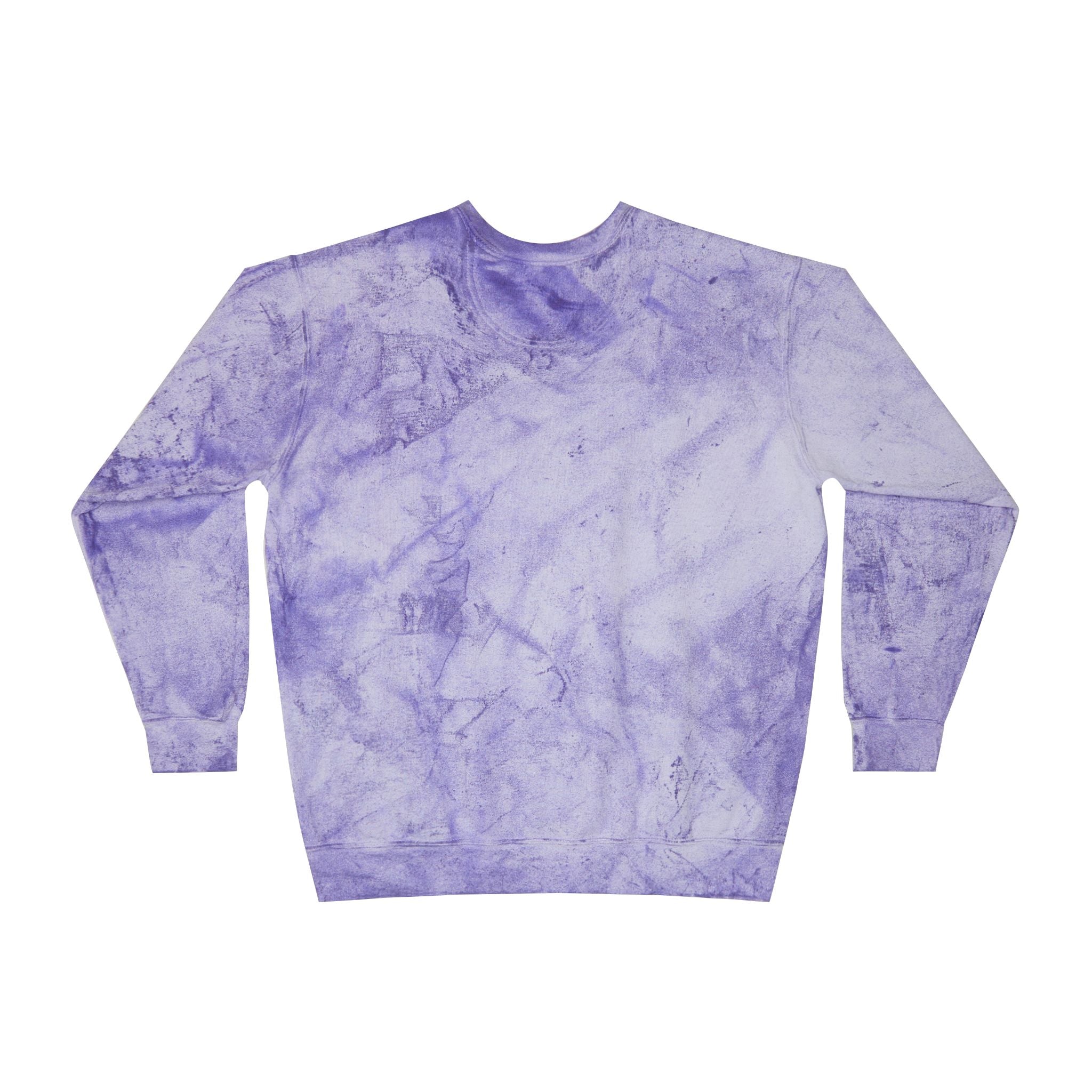 Marble Tie-Dye Crewneck Sweatshirt with Smiling Bee Logo