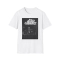 Cabaret Neon Sign T-Shirt — Vintage Black & White Nightlife Tee