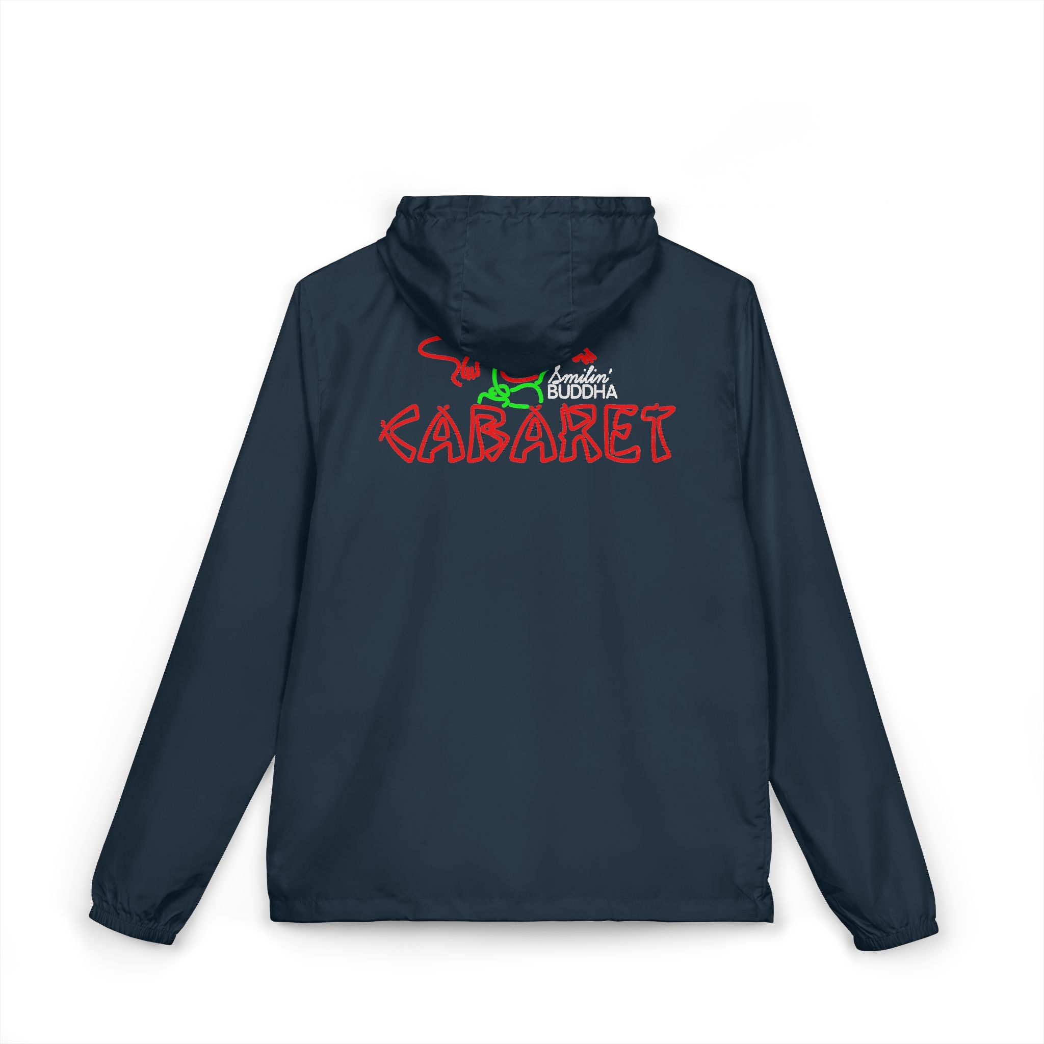 Cabaret Windbreaker Jacket — Colorful Retro Broadway Graphic
