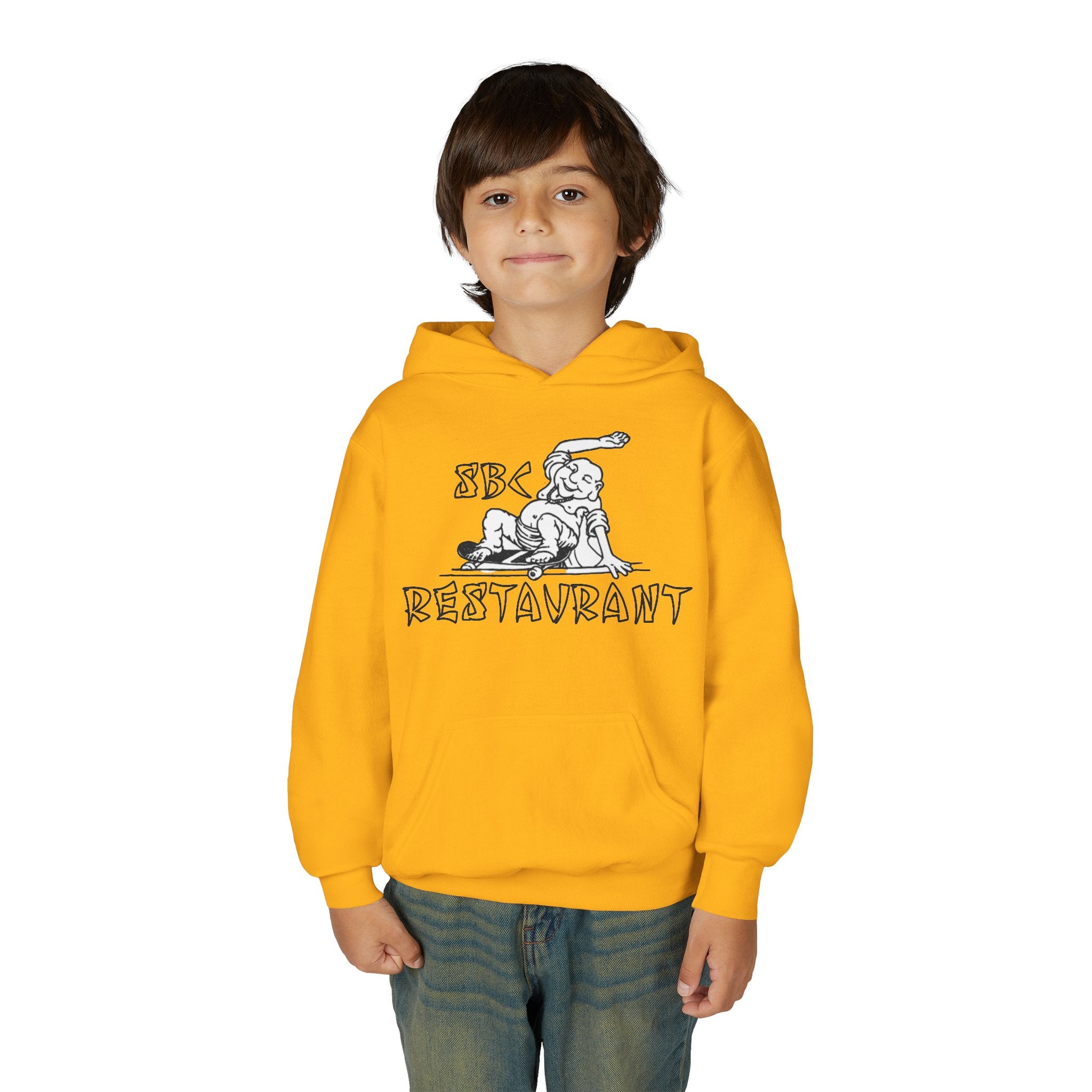 Youth Hoodie – SBC Restaurant Graphic Hoodie with '109 Last Hastings' Back Print