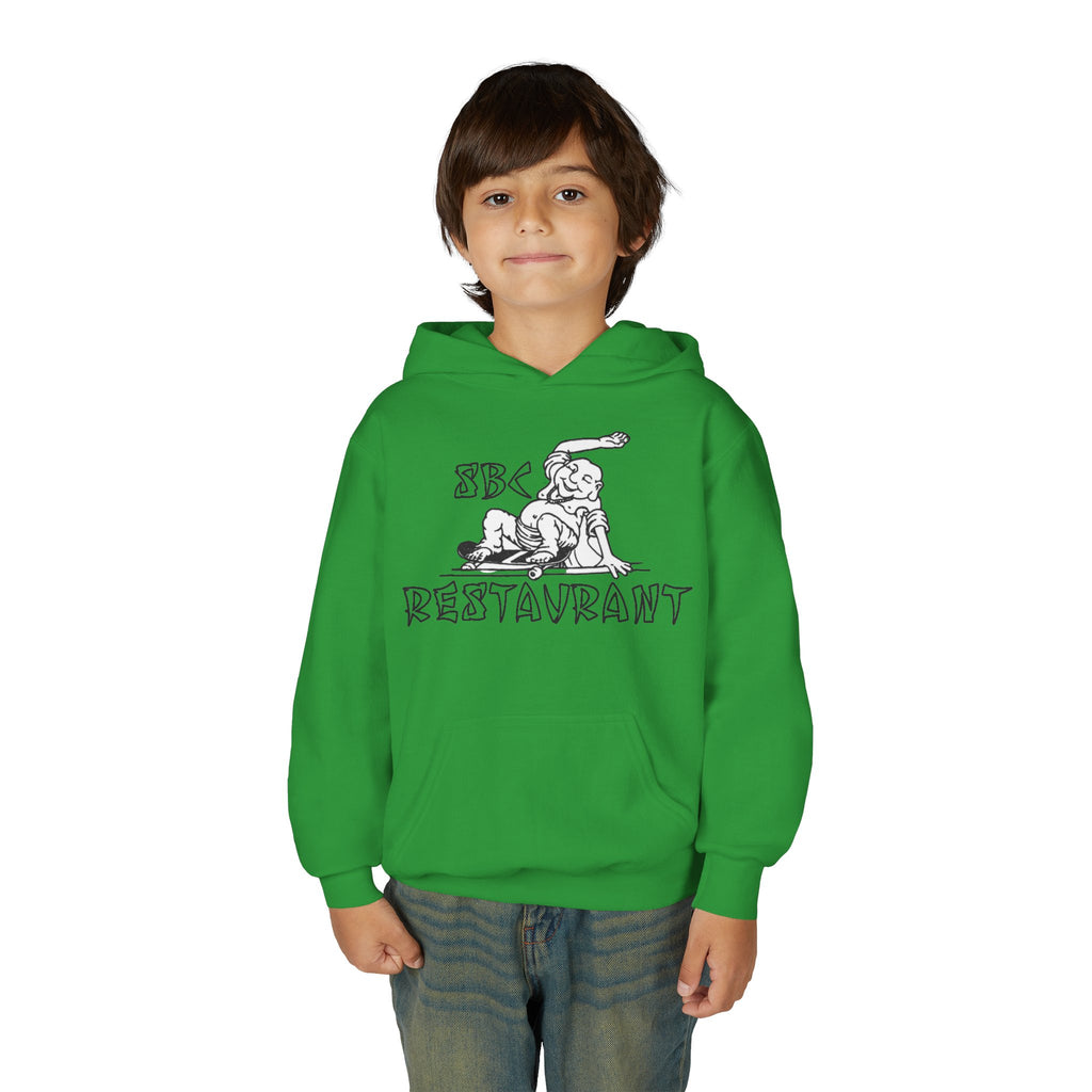 Youth Hoodie – SBC Restaurant Graphic Hoodie with '109 Last Hastings' Back Print