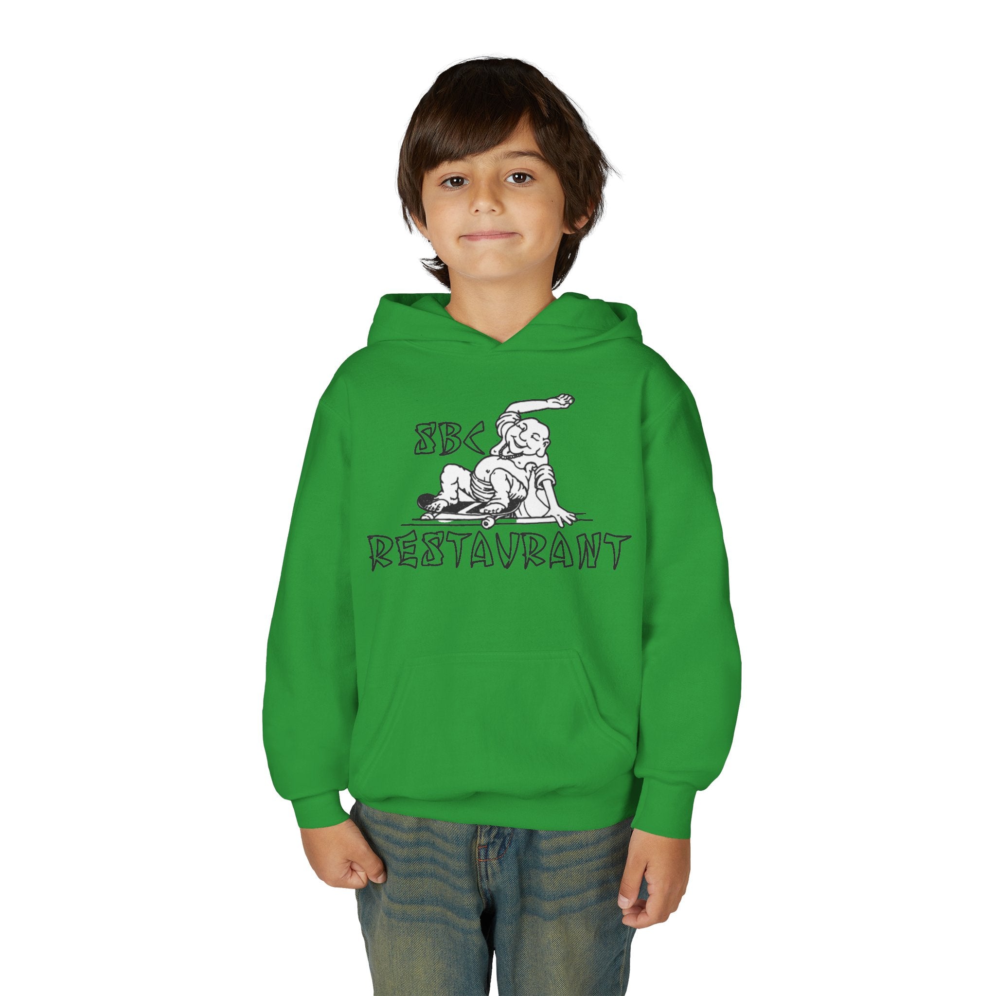 Youth Hoodie – SBC Restaurant Graphic Hoodie with '109 Last Hastings' Back Print