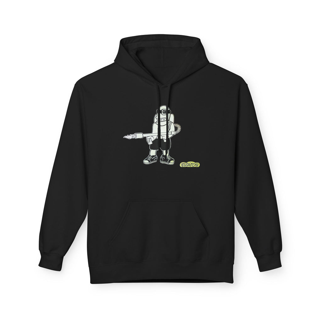 Space Robot Hoodie — Cute Astronaut Character Graphic Pullover
