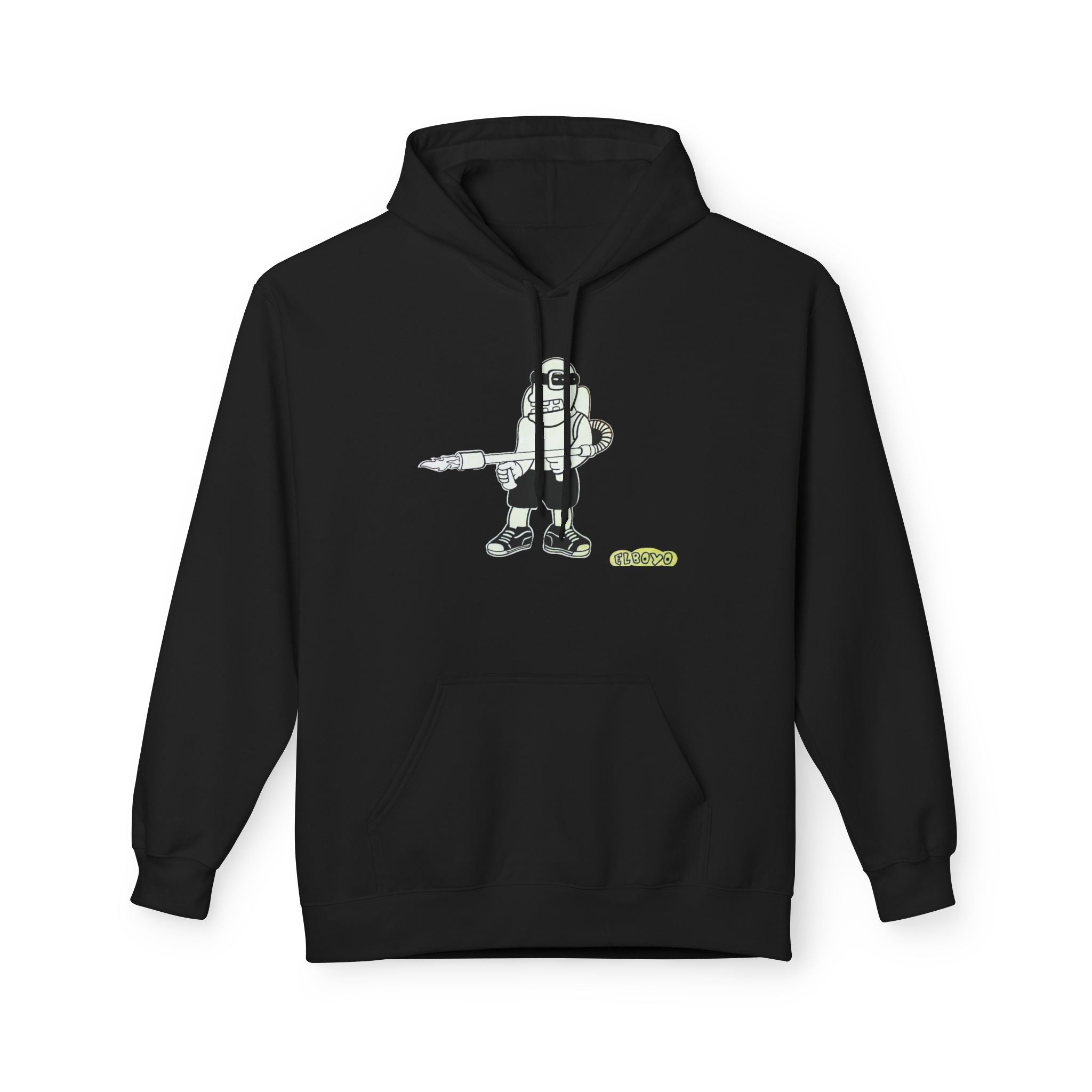 Space Robot Hoodie — Cute Astronaut Character Graphic Pullover