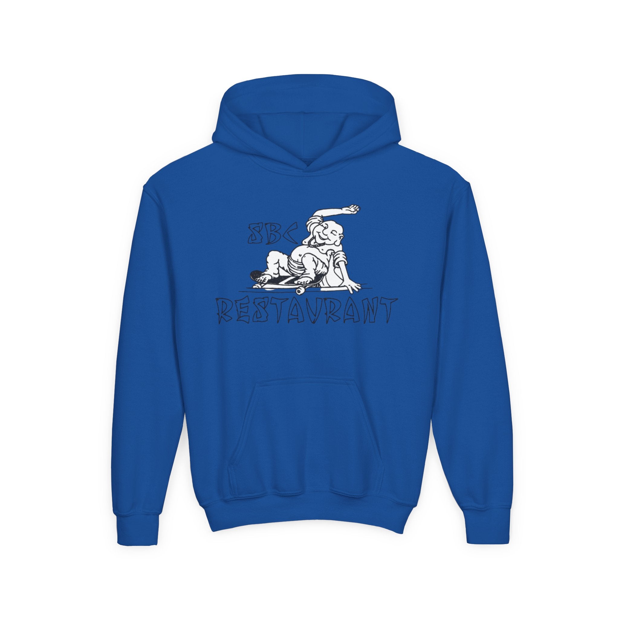 Youth Hoodie – SBC Restaurant Graphic Hoodie with '109 Last Hastings' Back Print