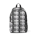 Vintage Portrait Pattern Backpack – Retro Black & White Photo Print Backpack