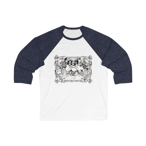 Baseball Tee — Vintage Crest Front, '109 East Hastings' Back