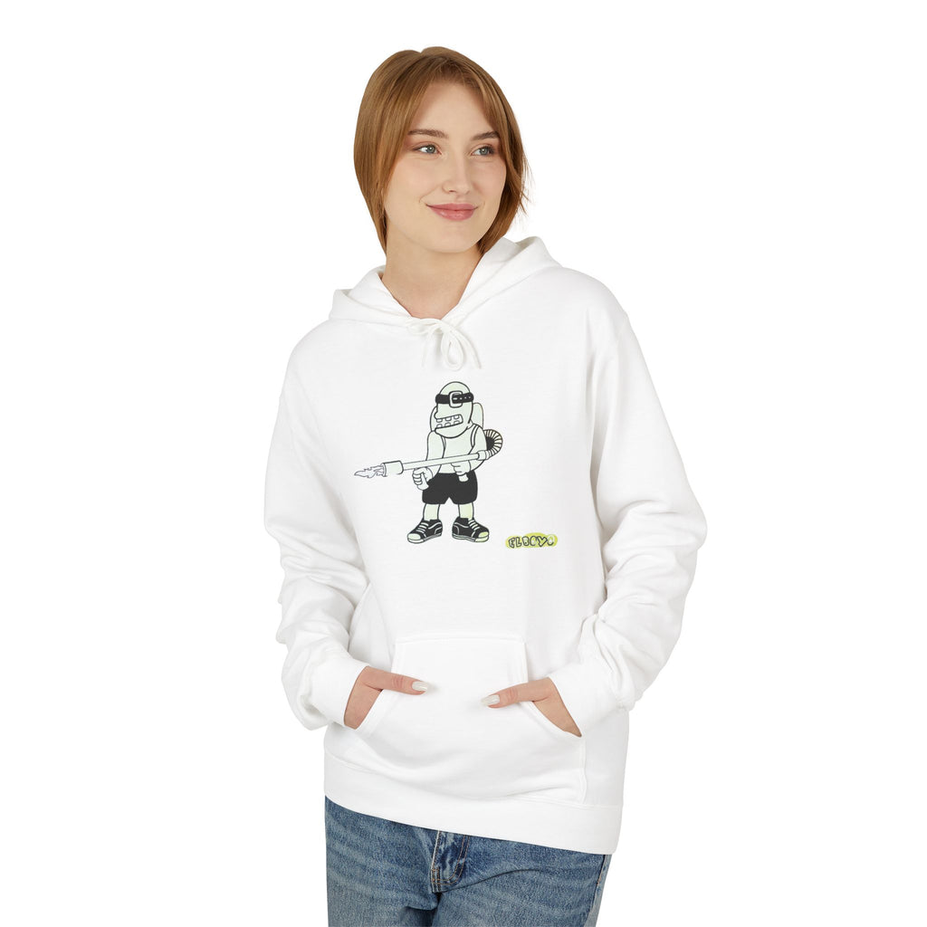 Space Robot Hoodie — Cute Astronaut Character Graphic Pullover