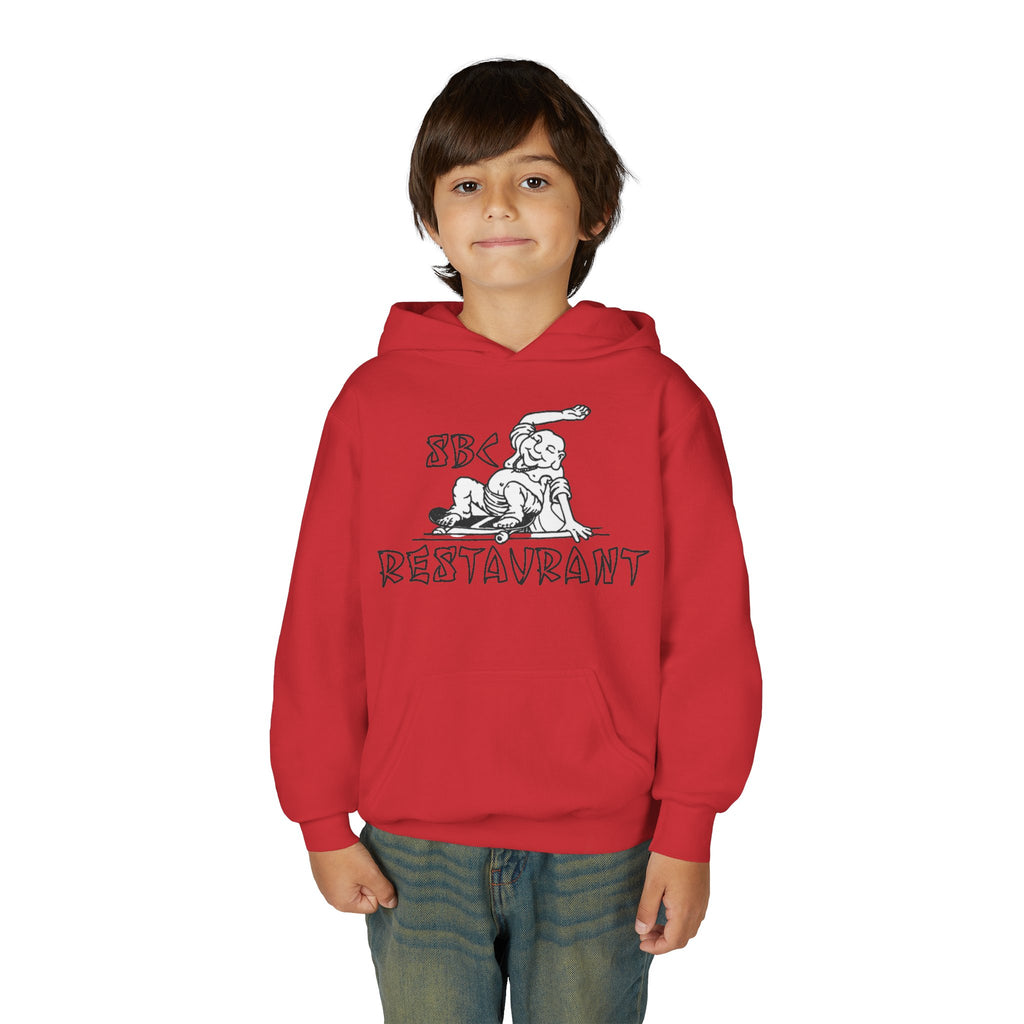 Youth Hoodie – SBC Restaurant Graphic Hoodie with '109 Last Hastings' Back Print