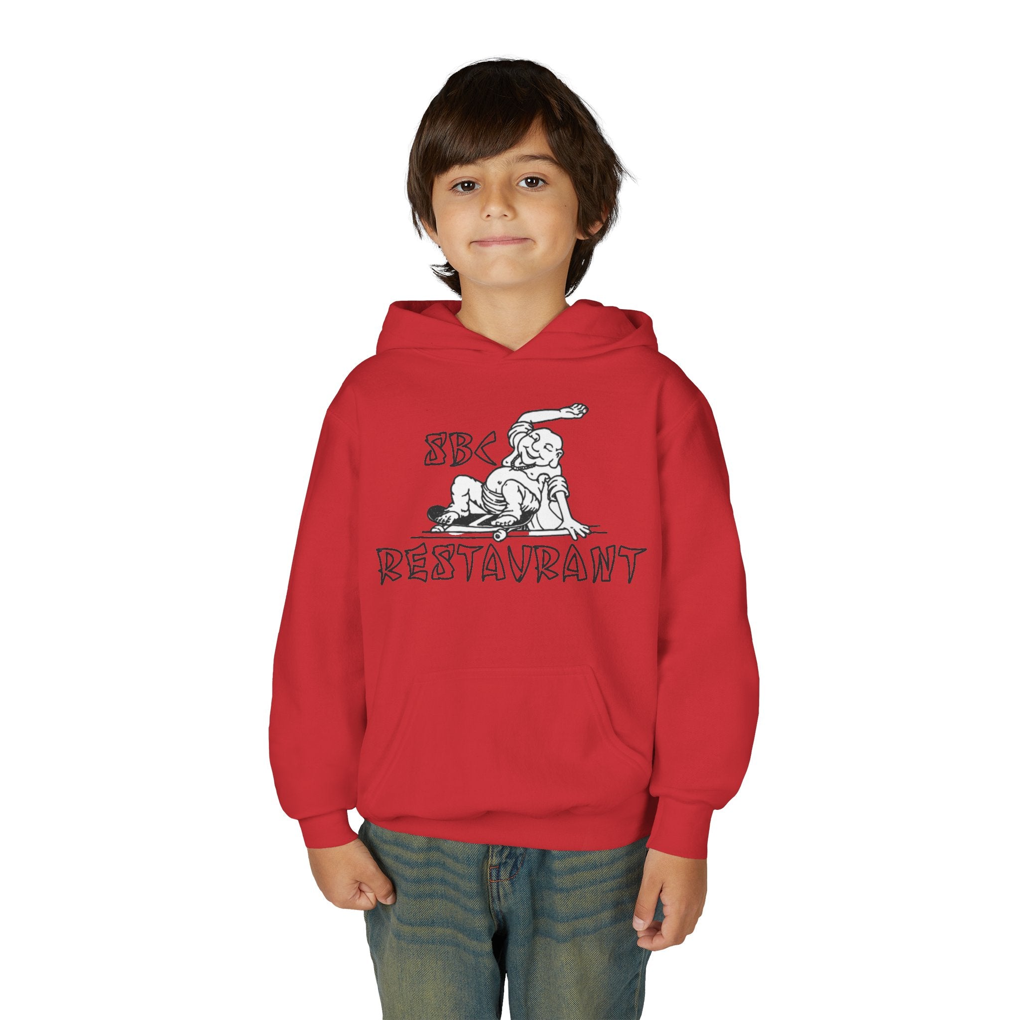 Youth Hoodie – SBC Restaurant Graphic Hoodie with '109 Last Hastings' Back Print