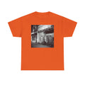 Urban Alleyway Photo Tee — Black & White Street Scene T-Shirt
