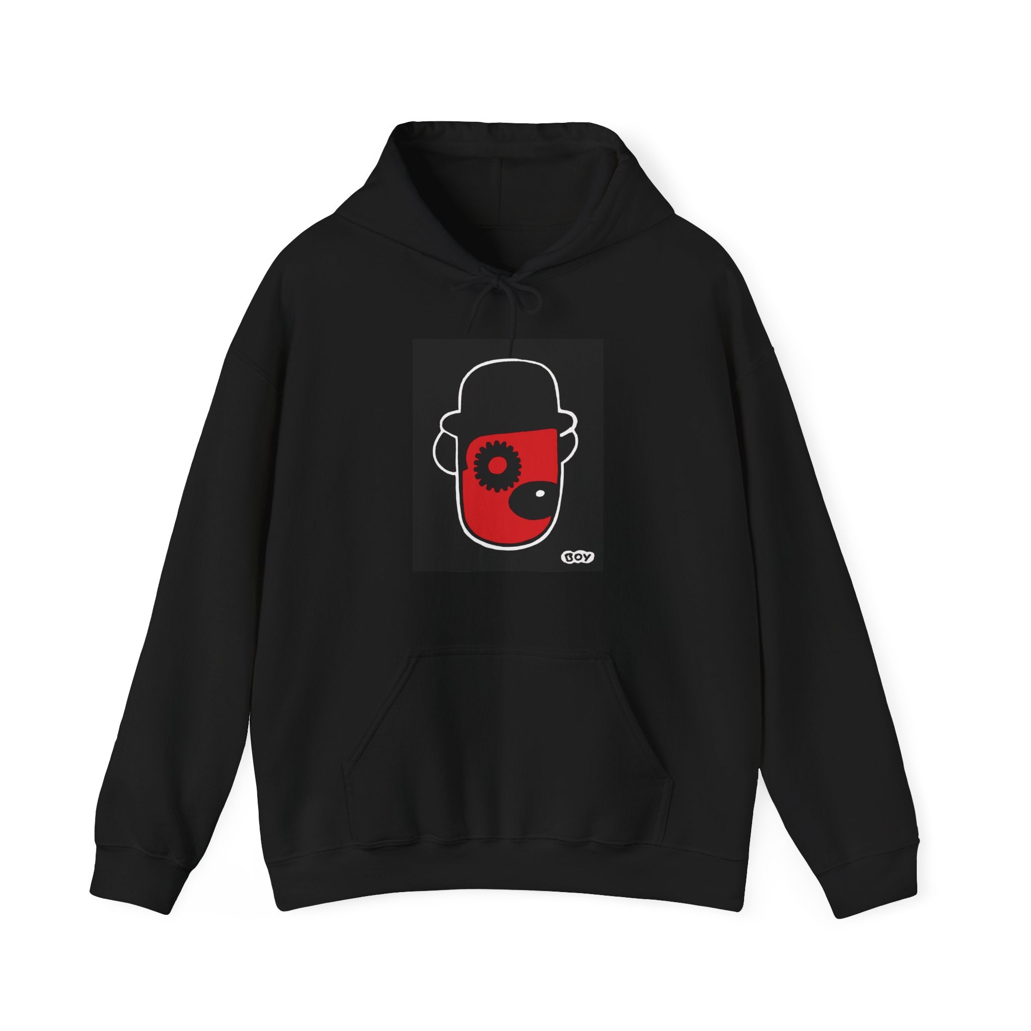 Clockwork Charlie Hoodie — Retro Minimalist Alex Clockwork Design