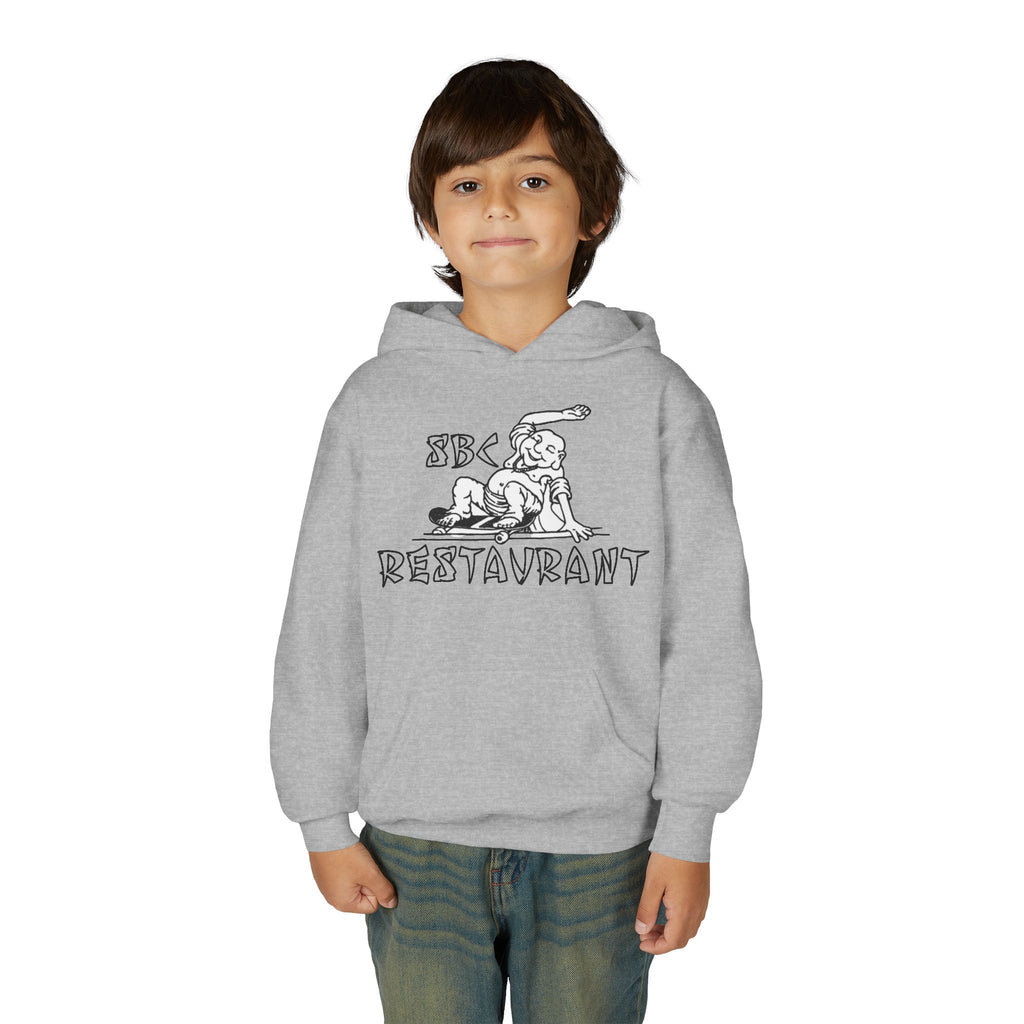Youth Hoodie – SBC Restaurant Graphic Hoodie with '109 Last Hastings' Back Print
