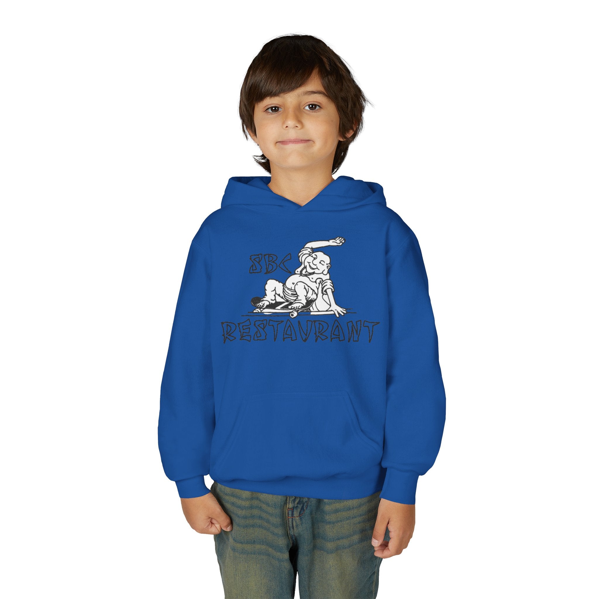 Youth Hoodie – SBC Restaurant Graphic Hoodie with '109 Last Hastings' Back Print