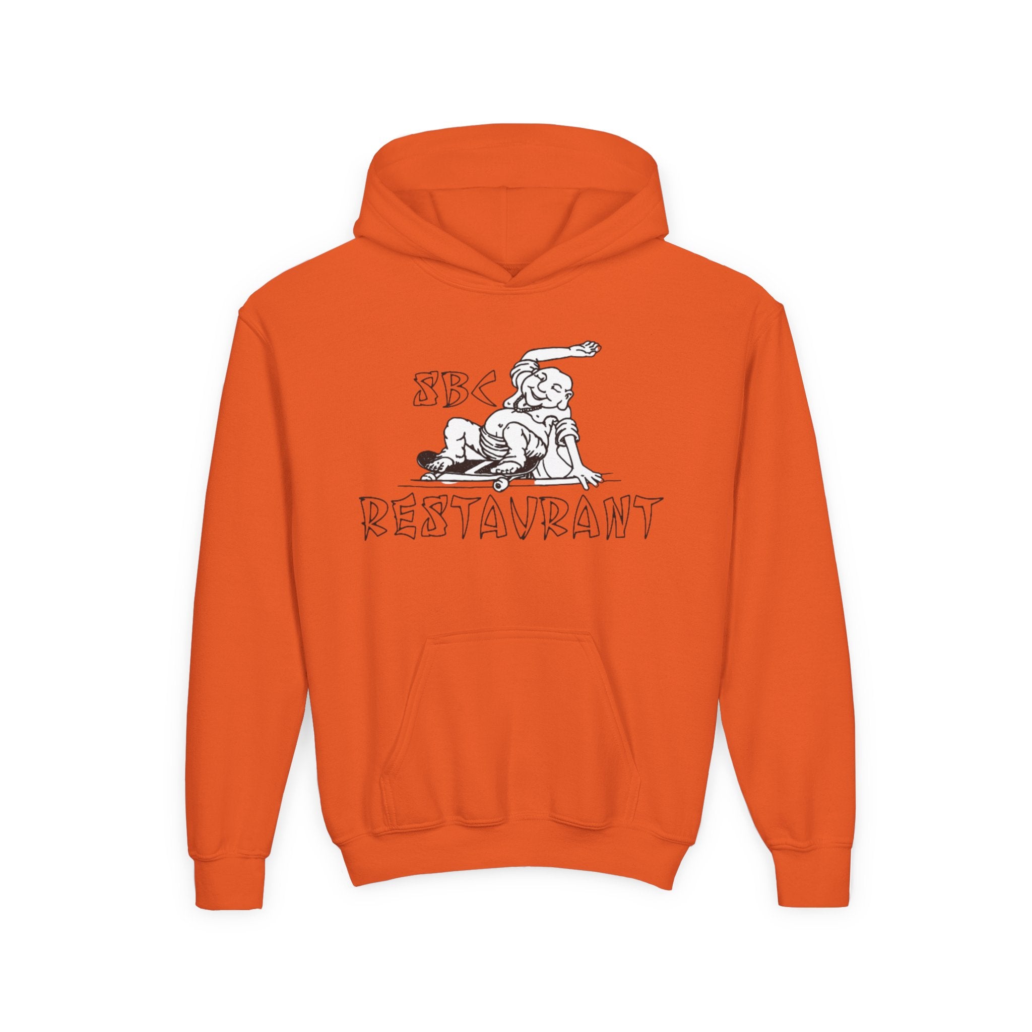 Youth Hoodie – SBC Restaurant Graphic Hoodie with '109 Last Hastings' Back Print