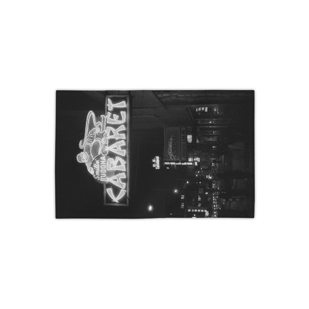 Smilin Buddha Sign Beach Towel