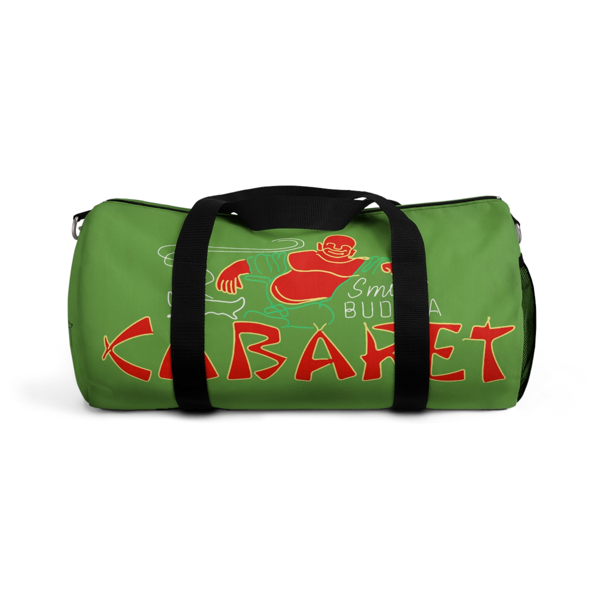 Cabaret Graphic Duffel Bag – Retro Green 'Cabaret' Travel & Gym Bag