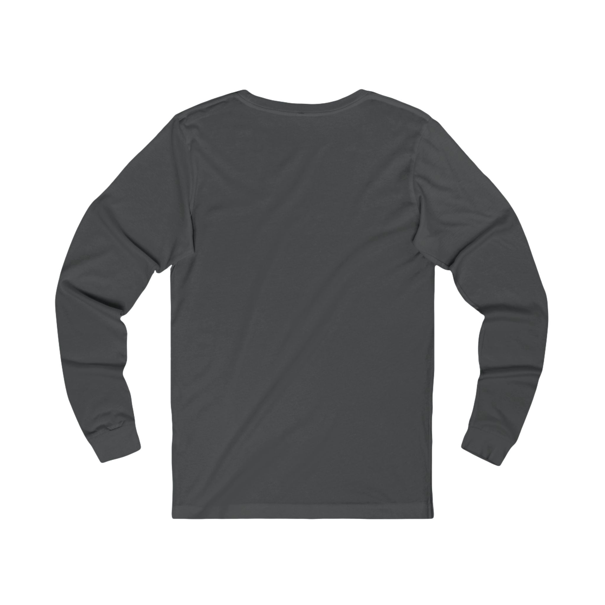 Long Sleeve Tee - Cute Dino Surf Graphic (Palm Trees, 'Surf' Design)