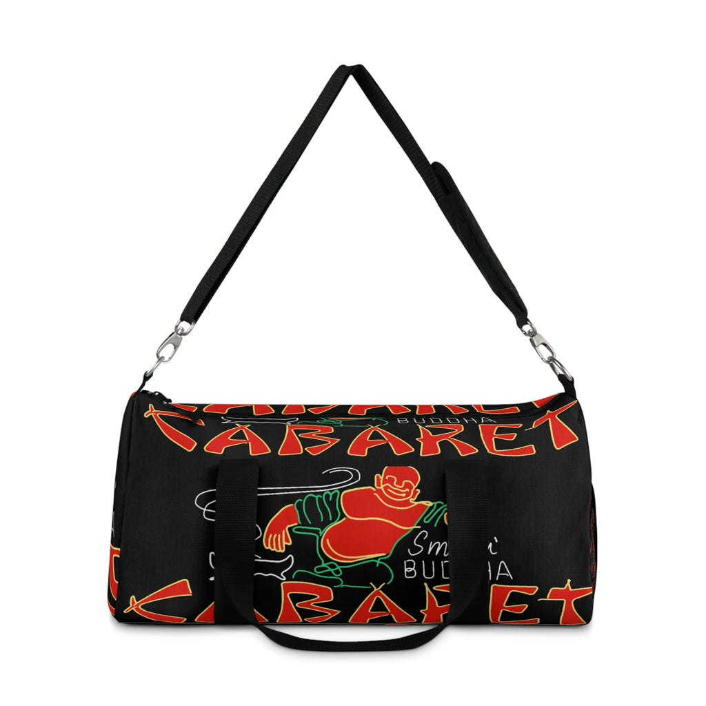 Retro Cabaret Duffel Bag — Neon Smokin' Buddha Travel Gym Bag