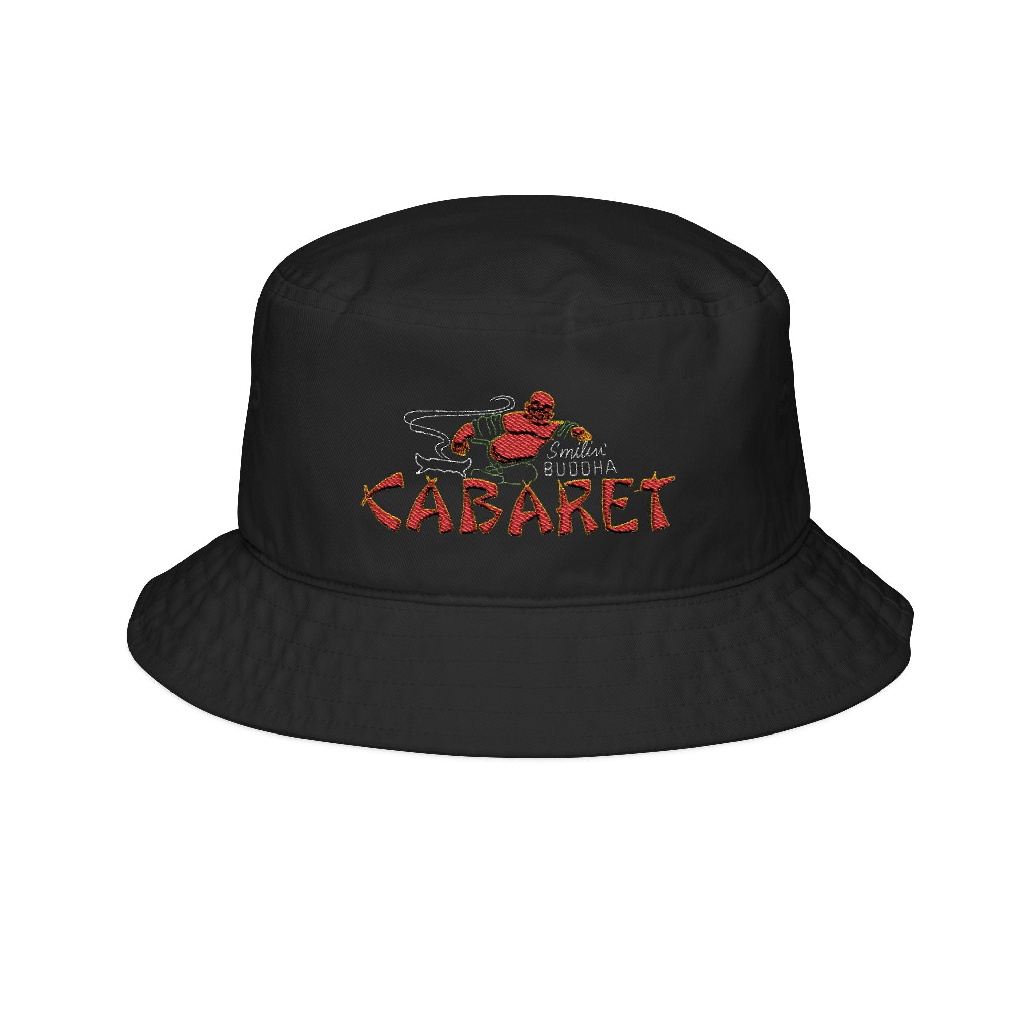 Cabaret Floral Embroidered Bucket Hat