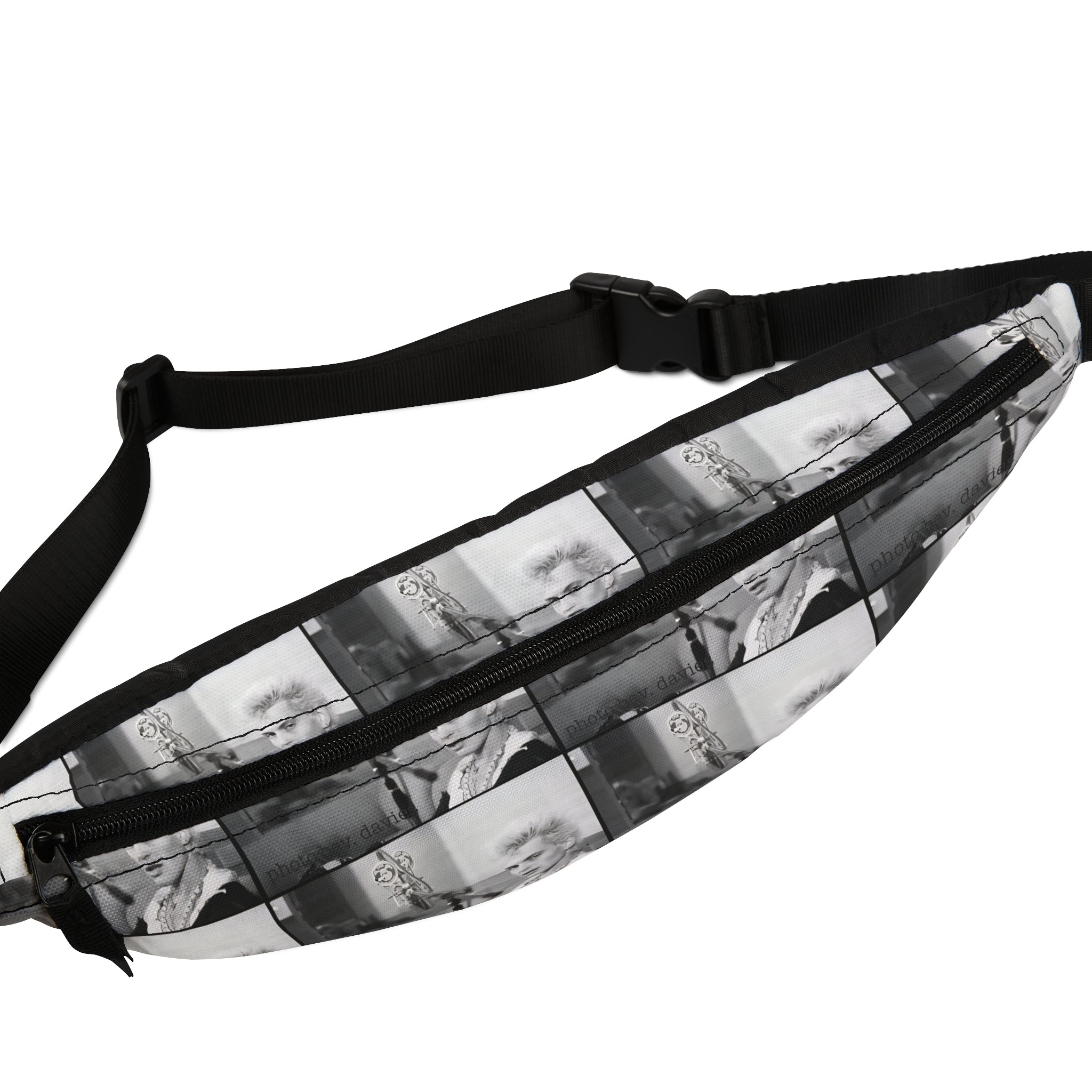 Bev Davies Billy Idol Vintage Photo Fanny Pack — Retro Film Strip Waist Bag