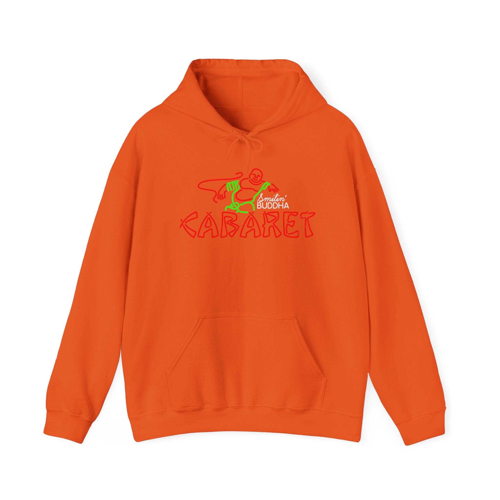 Cabaret Dancer Hoodie - Retro Neon Line Art Musical Theatre Pullover