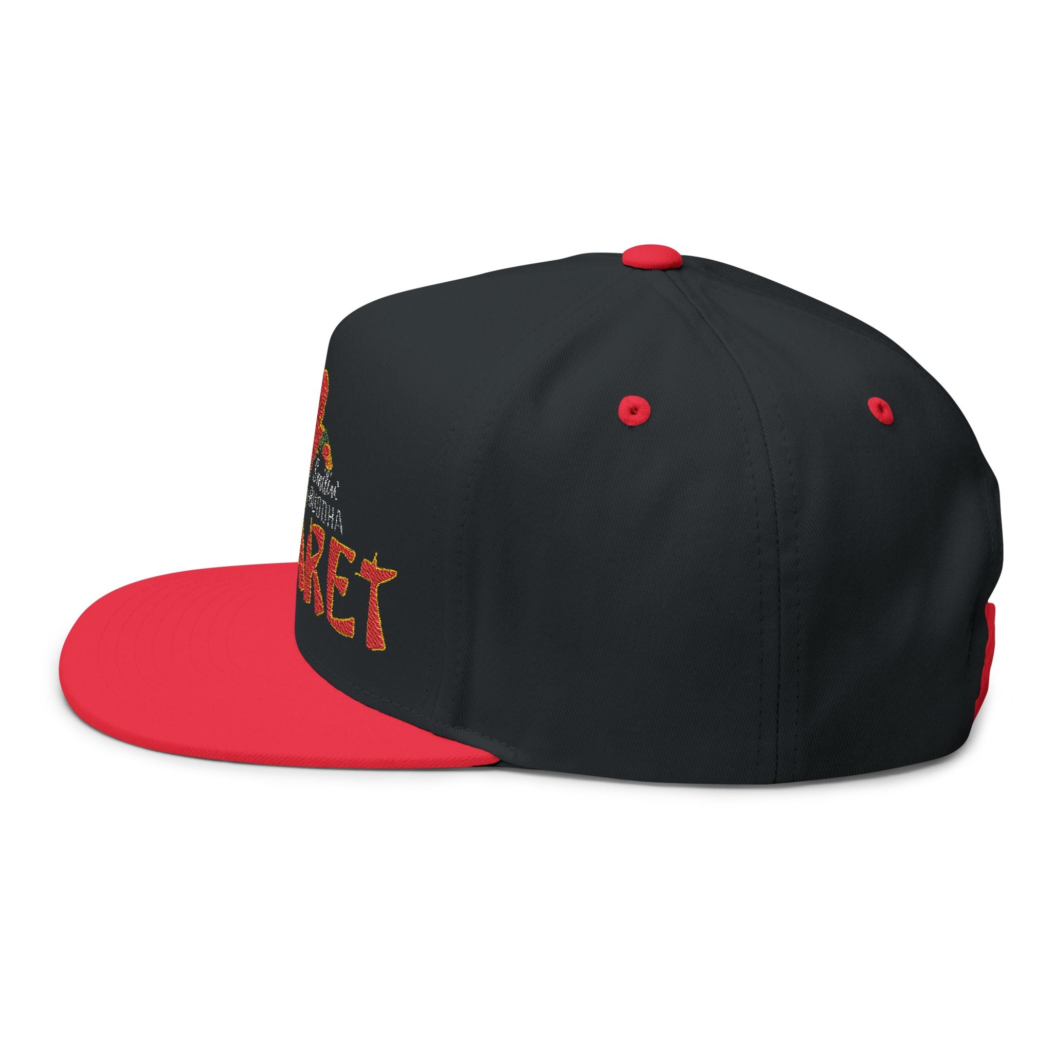 Kabaret Embroidered Flat Bill Cap – Buddha Lounge Streetwear Snapback