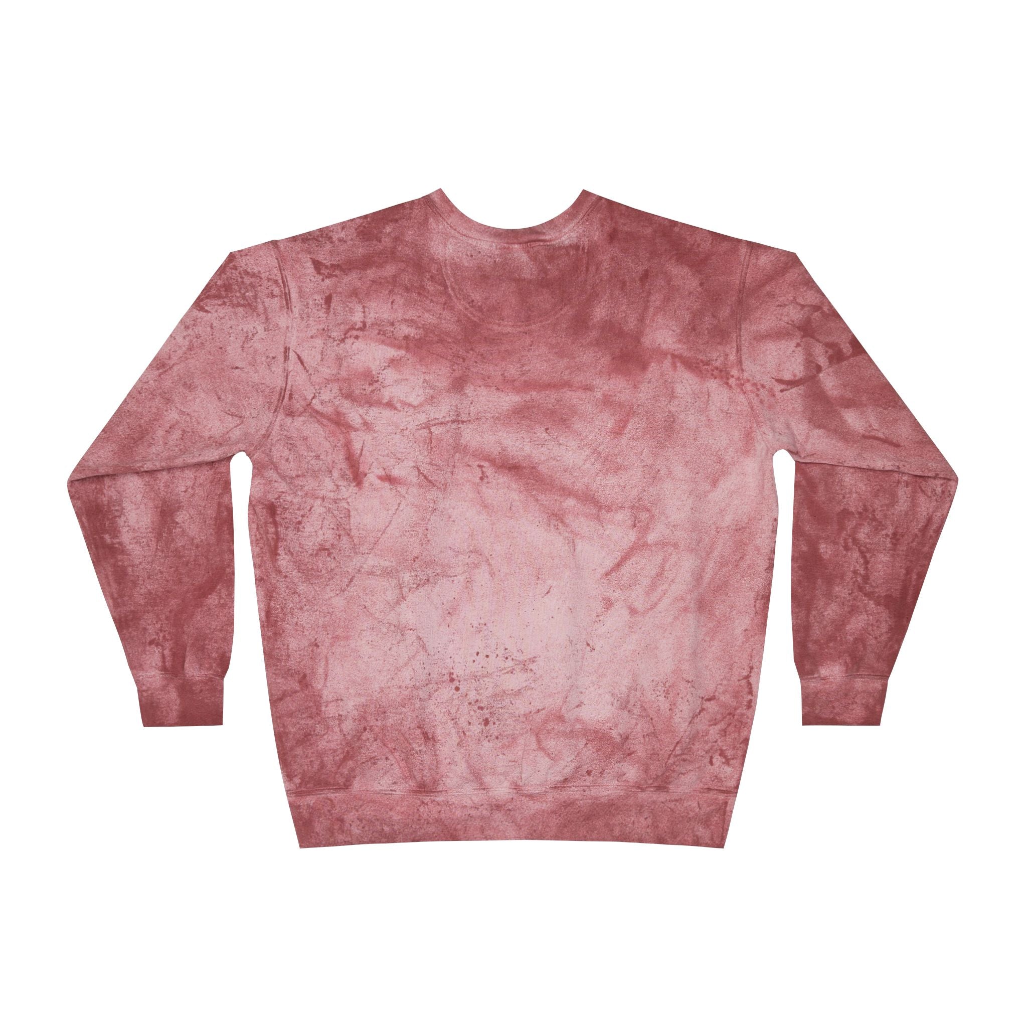 Marble Tie-Dye Crewneck Sweatshirt with Smiling Bee Logo