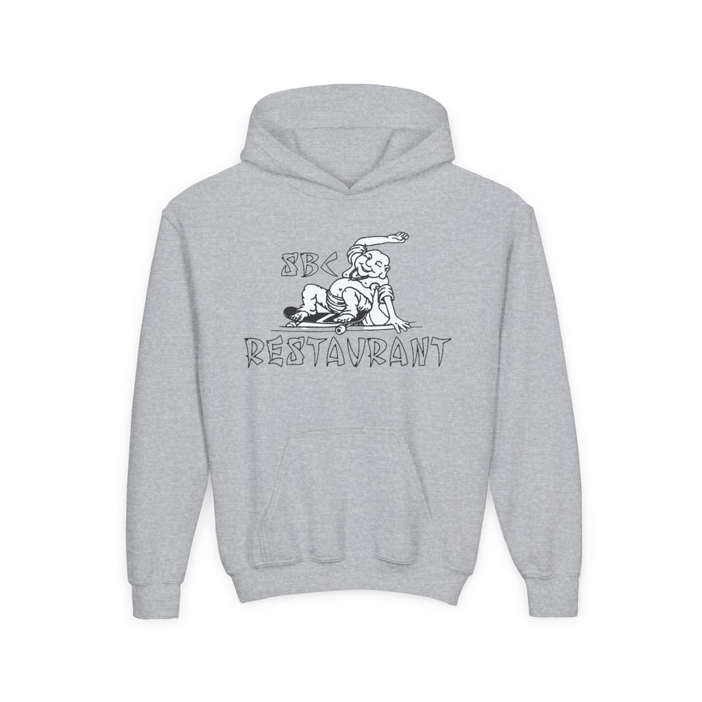 Youth Hoodie – SBC Restaurant Graphic Hoodie with '109 Last Hastings' Back Print
