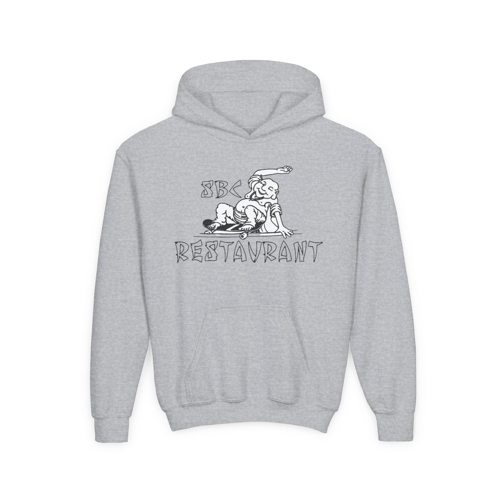 Youth Hoodie – SBC Restaurant Graphic Hoodie with '109 Last Hastings' Back Print