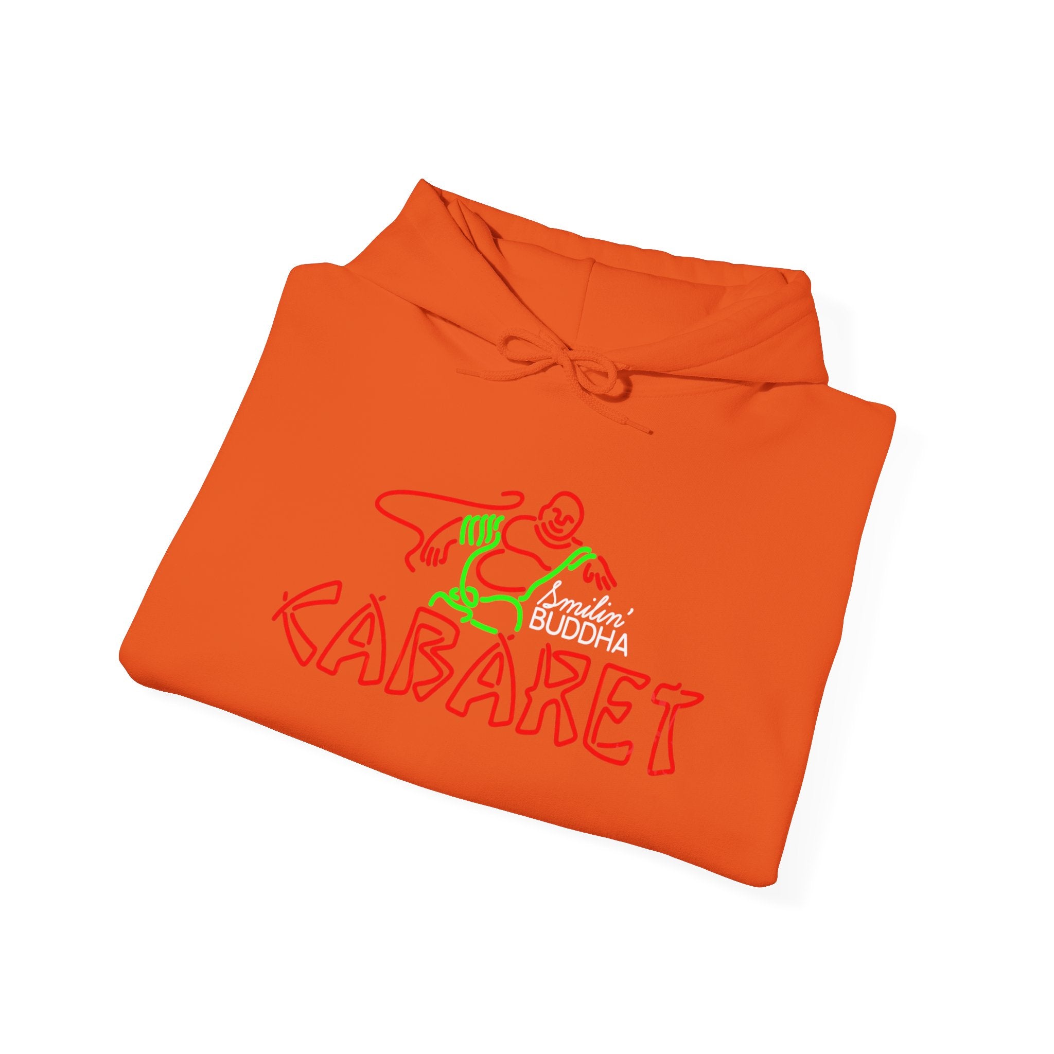 Cabaret Dancer Hoodie - Retro Neon Line Art Musical Theatre Pullover