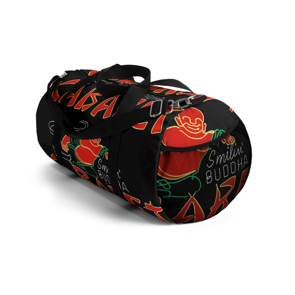 Retro Cabaret Duffel Bag — Neon Smokin' Buddha Travel Gym Bag