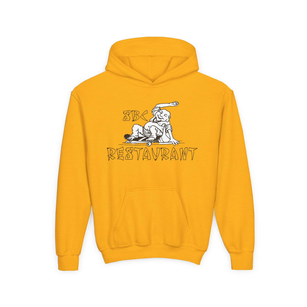 Youth Hoodie – SBC Restaurant Graphic Hoodie with '109 Last Hastings' Back Print