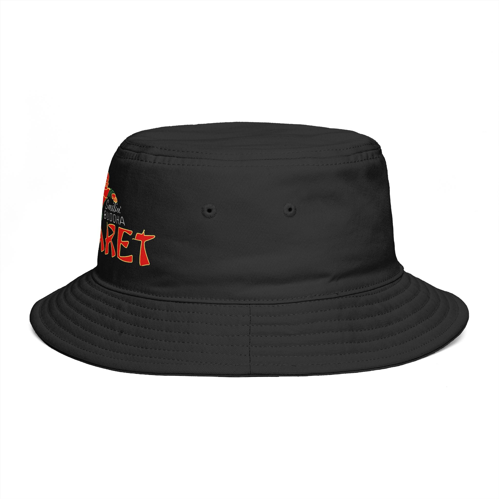 Cabaret Buddha Bucket Hat — Retro Lounge Logo Hat