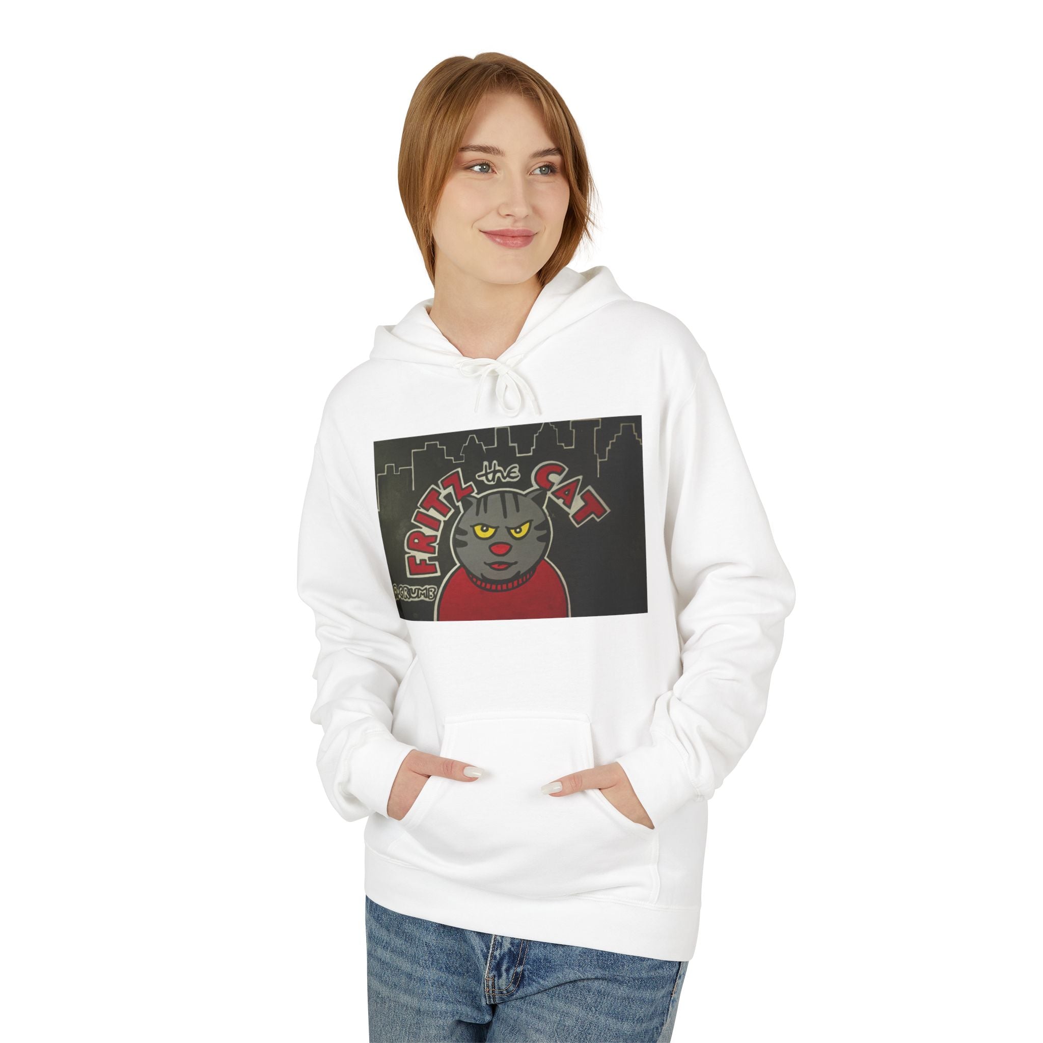 Hoodie — Grinning Skull 'Free Art' Streetwear Pullover