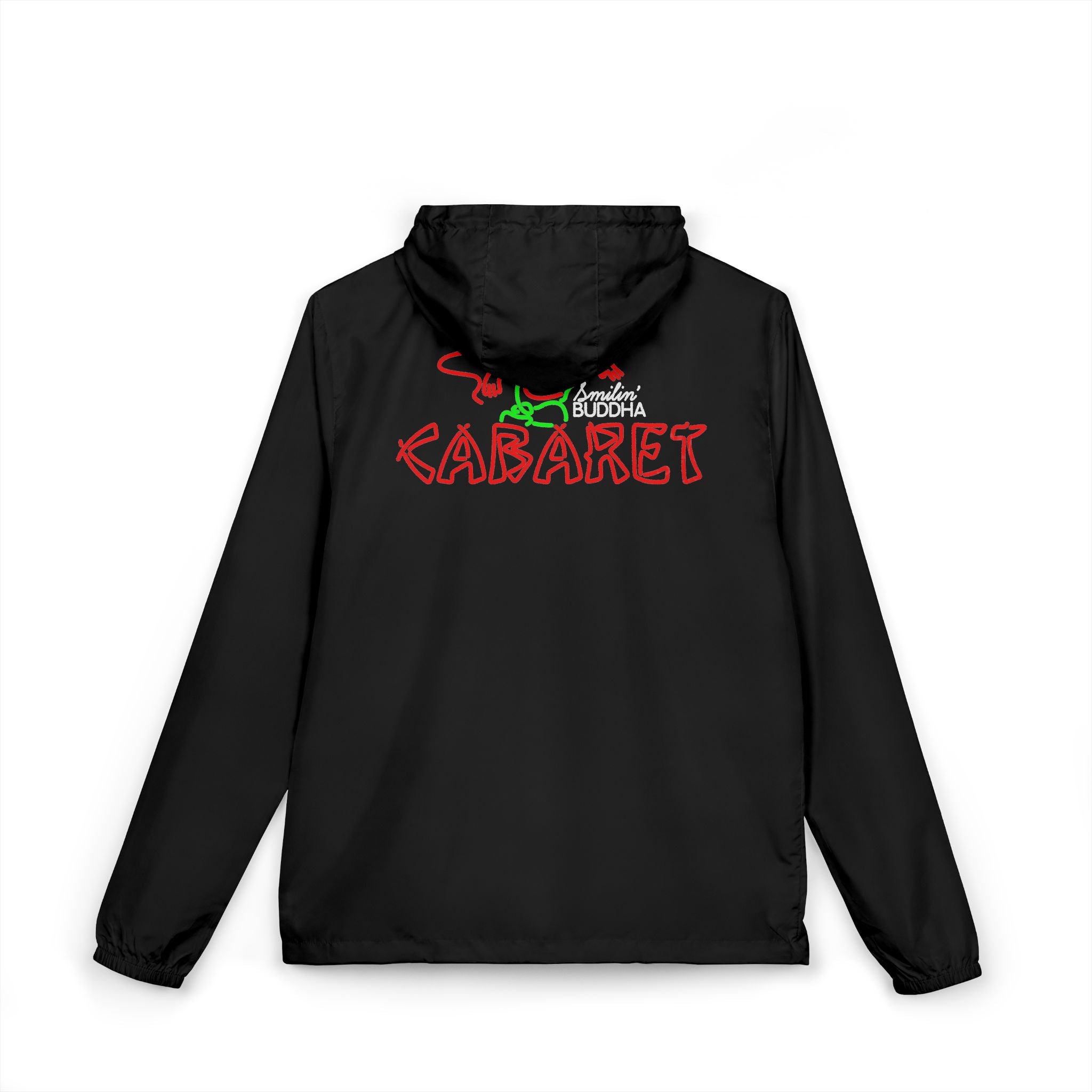 Cabaret Windbreaker Jacket — Colorful Retro Broadway Graphic