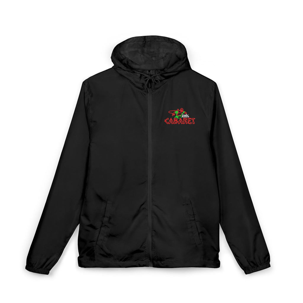 Cabaret Windbreaker Jacket — Colorful Retro Broadway Graphic