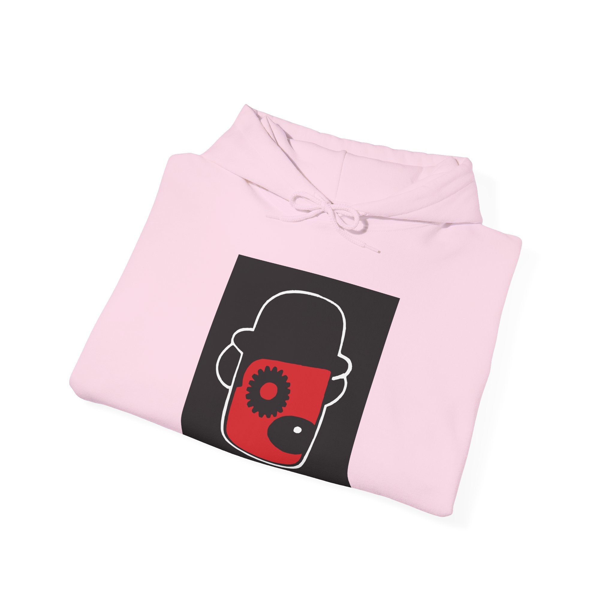 Clockwork Charlie Hoodie — Retro Minimalist Alex Clockwork Design