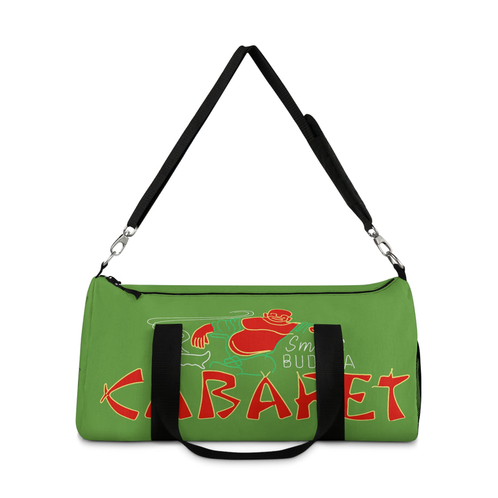 Cabaret Graphic Duffel Bag – Retro Green 'Cabaret' Travel & Gym Bag